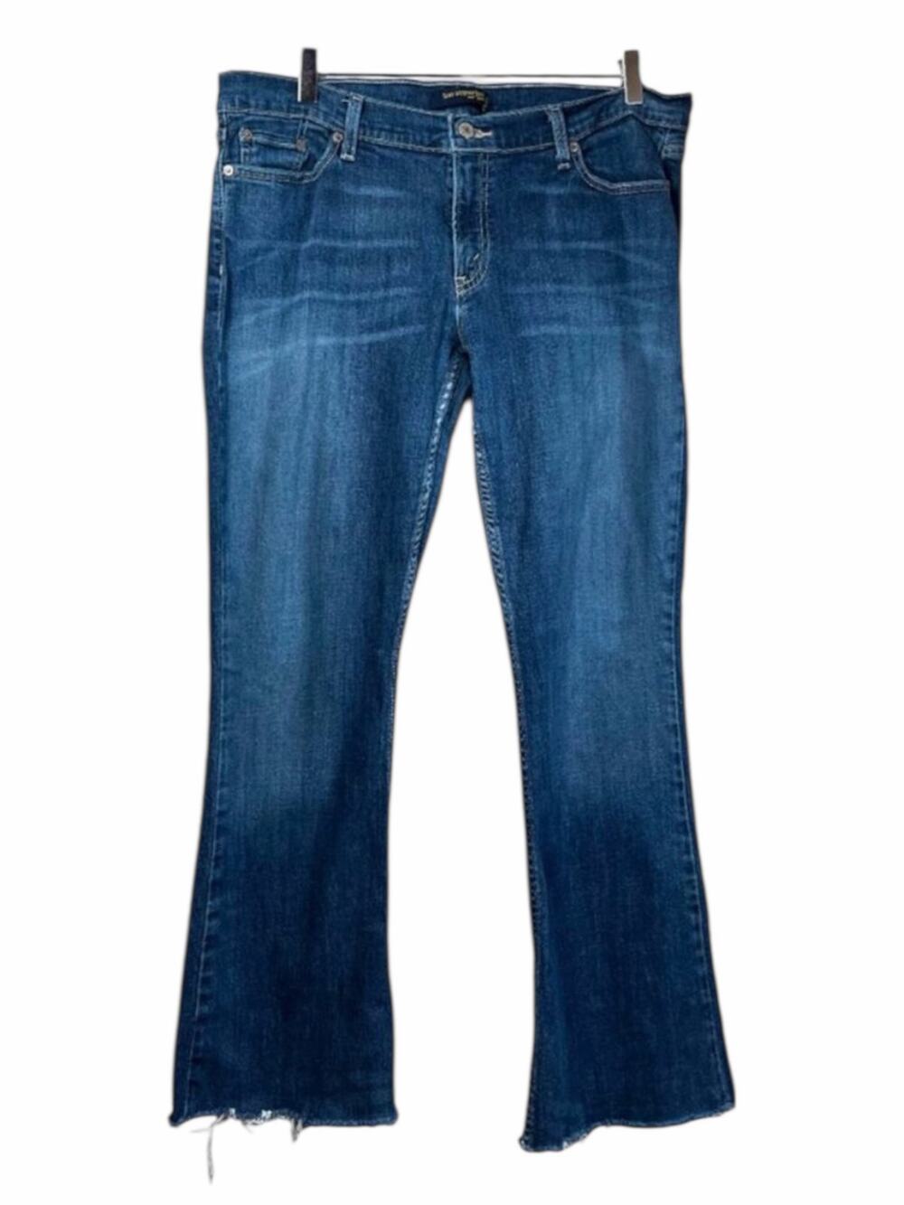 Levi’s Women’s Jeans 524 Superlow Raw Hem Bootcut Low Rise Size Junior’s 17M